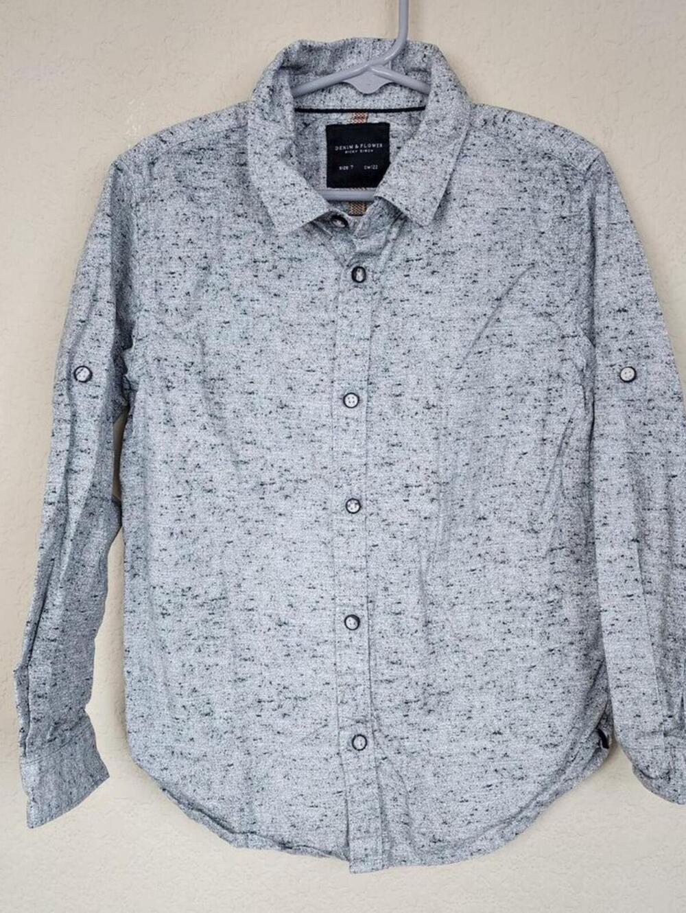 Size 7 - Kids Ricky Singh Long Sleeve Shirt